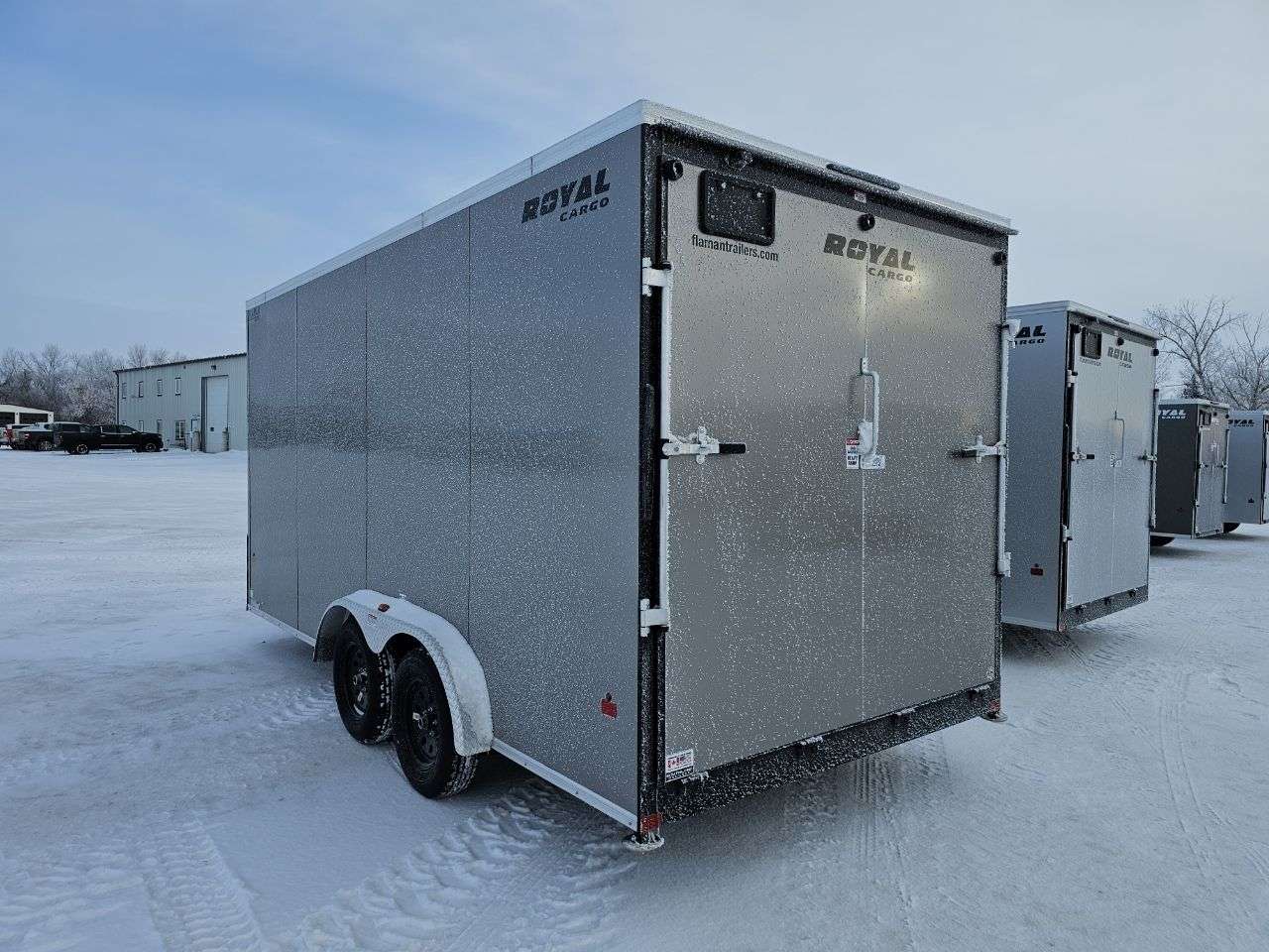 2026 Royal LCH 7'6" x 16' + V-Nose Cargo Trailer