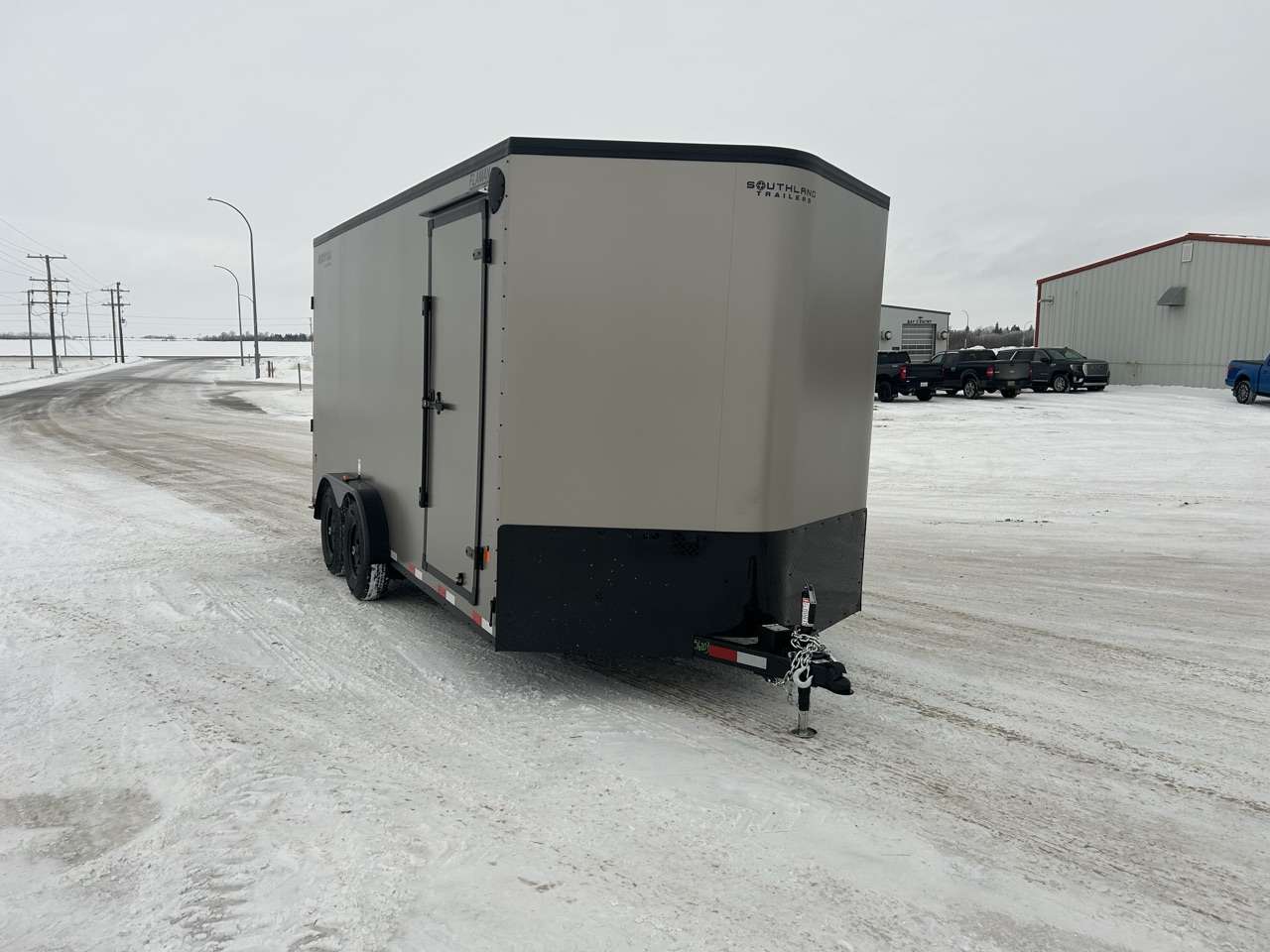 2026 Royal LCH 7'6" x 16' + V-Nose Cargo Trailer