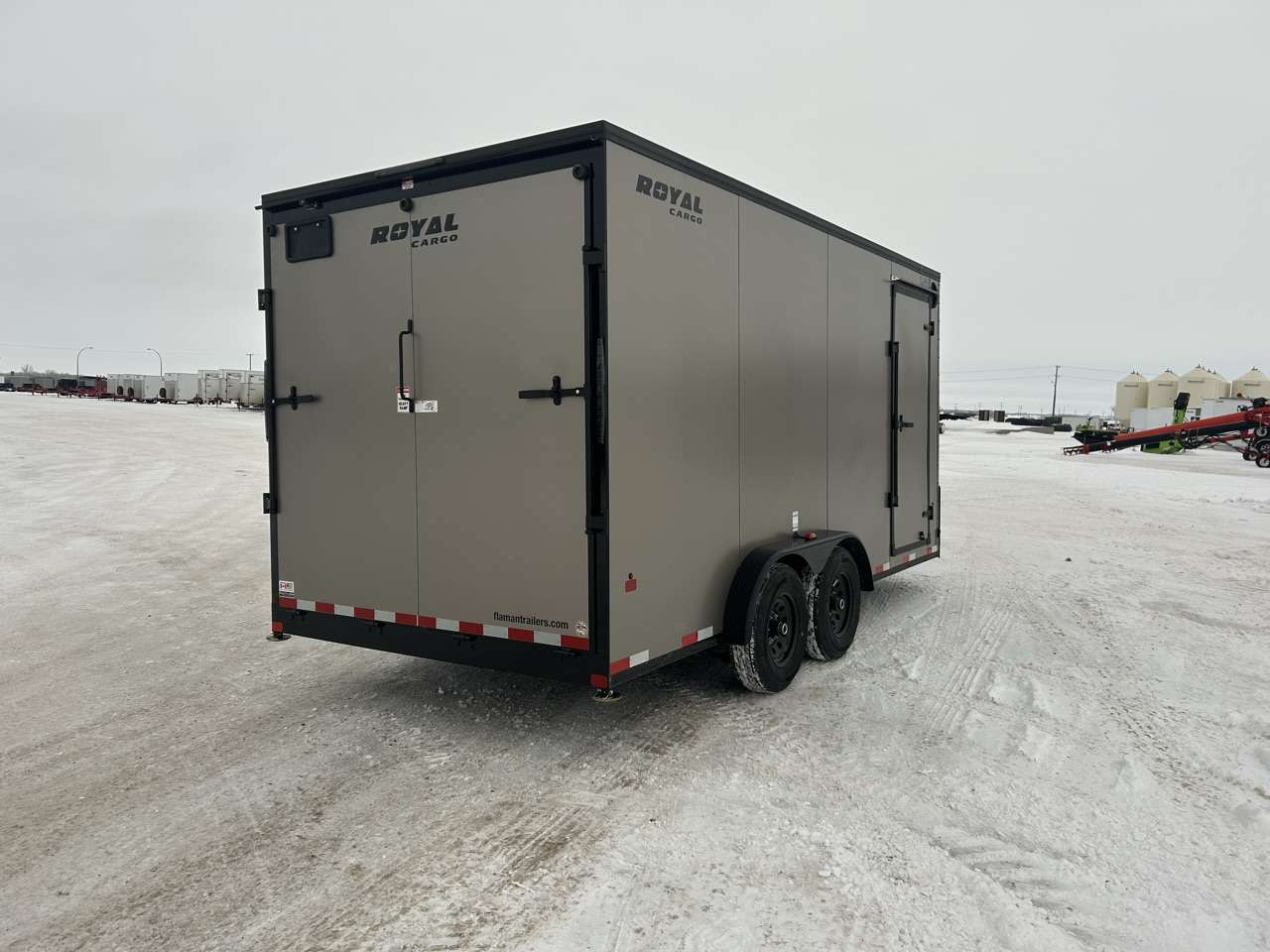 2026 Royal LCH 7'6" x 16' + V-Nose Cargo Trailer