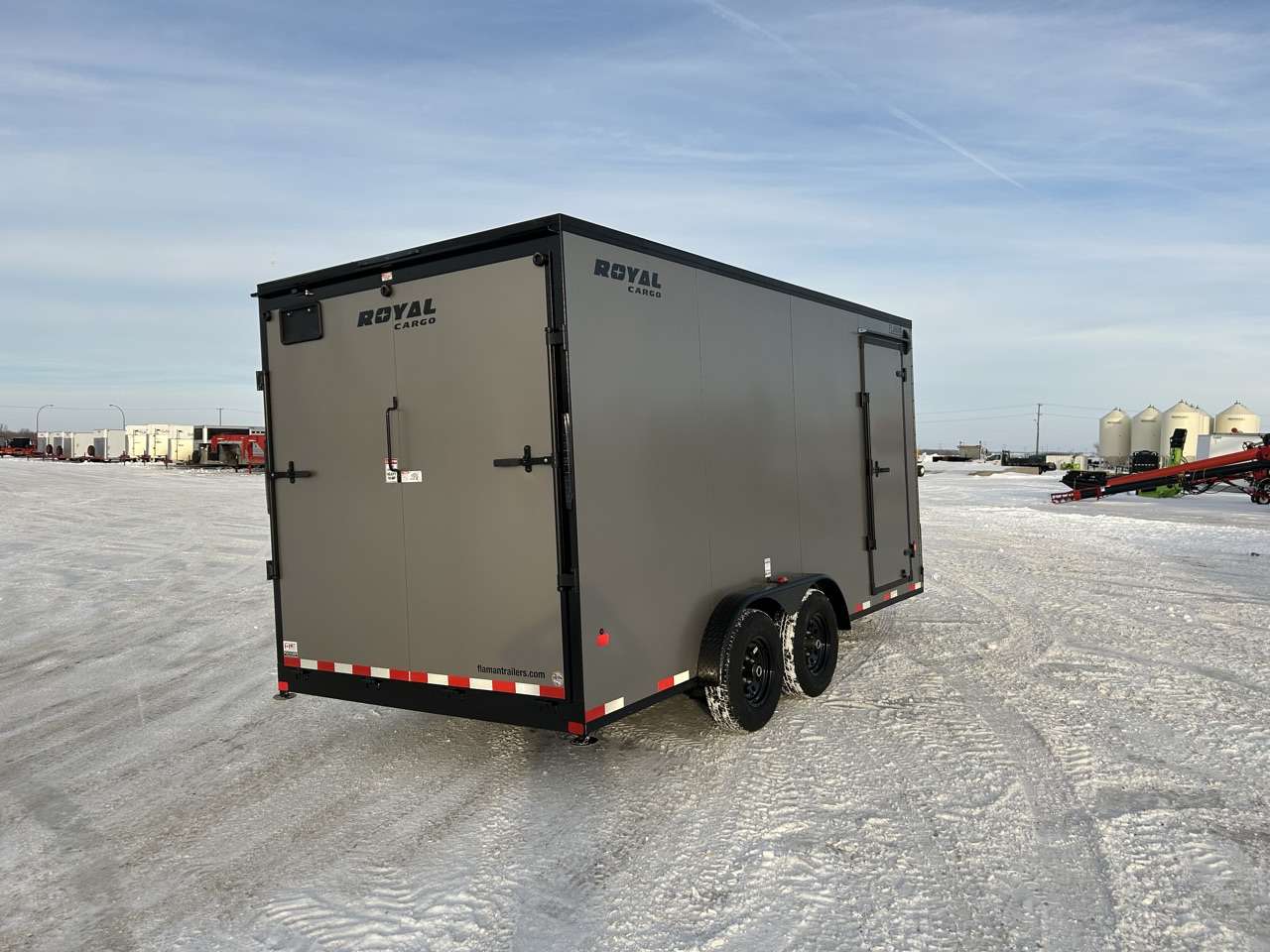 2026 Royal LCH 7'6" x 16' + V-Nose Cargo Trailer