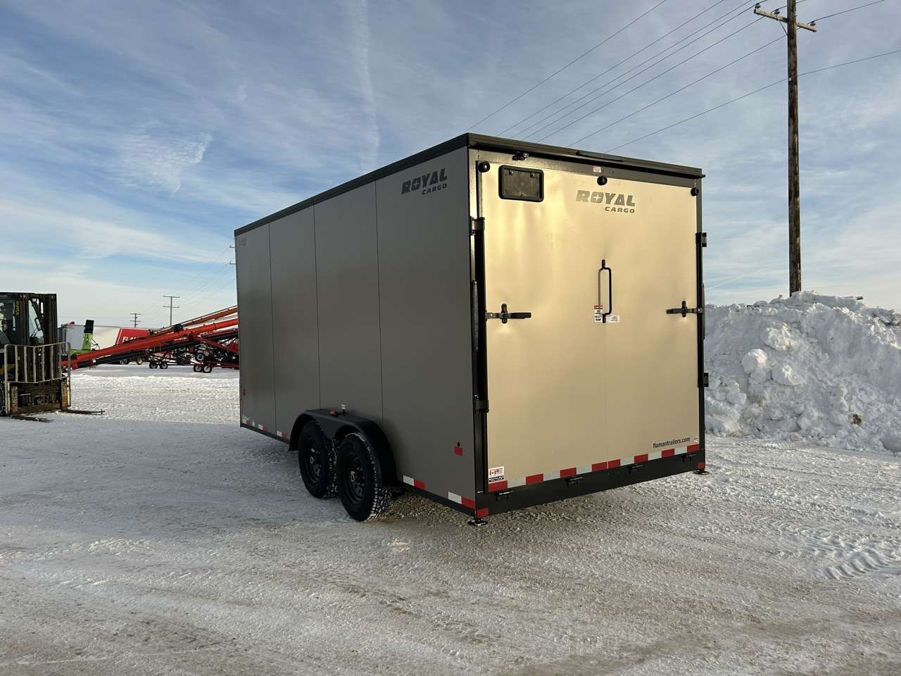2026 Royal LCH 7'6" x 16' + V-Nose Cargo Trailer