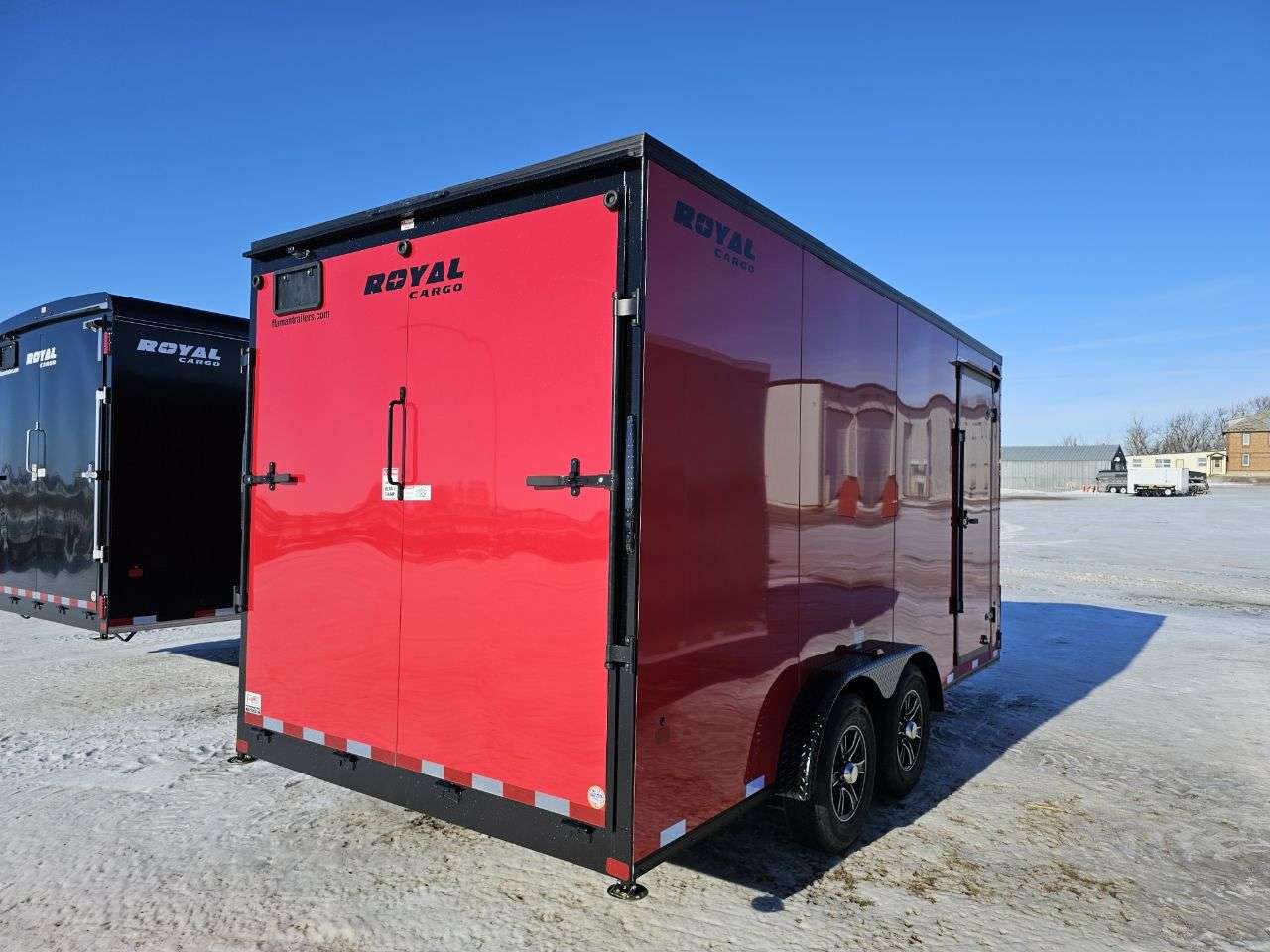 2026 Royal LCH 7'6" x 16' + V-Nose Cargo Trailer
