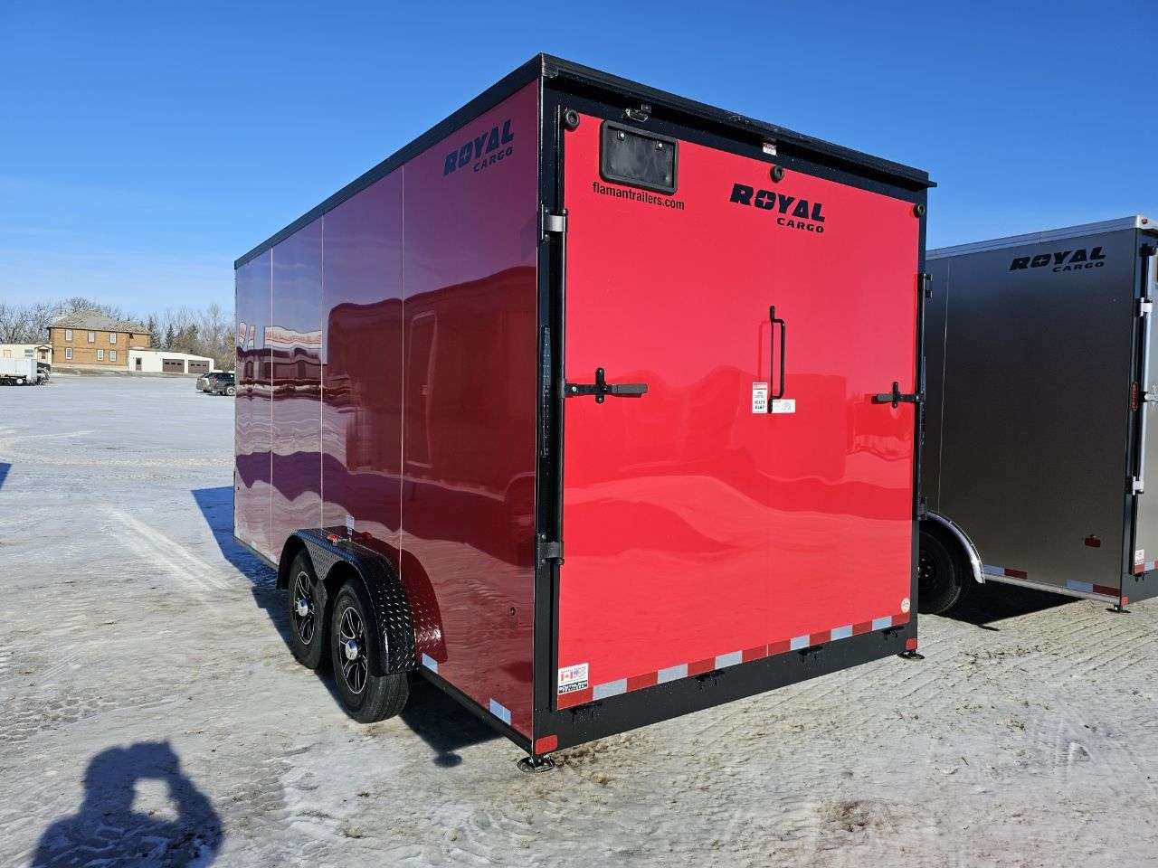 2026 Royal LCH 7'6" x 16' + V-Nose Cargo Trailer