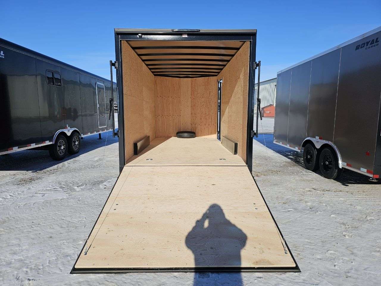 2026 Royal LCH 7'6" x 16' + V-Nose Cargo Trailer