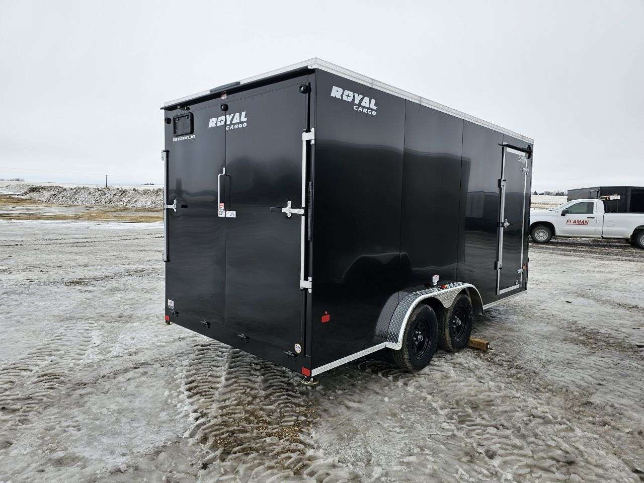 2026 Royal LCH 7'6" x 16' + V-Nose Cargo Trailer
