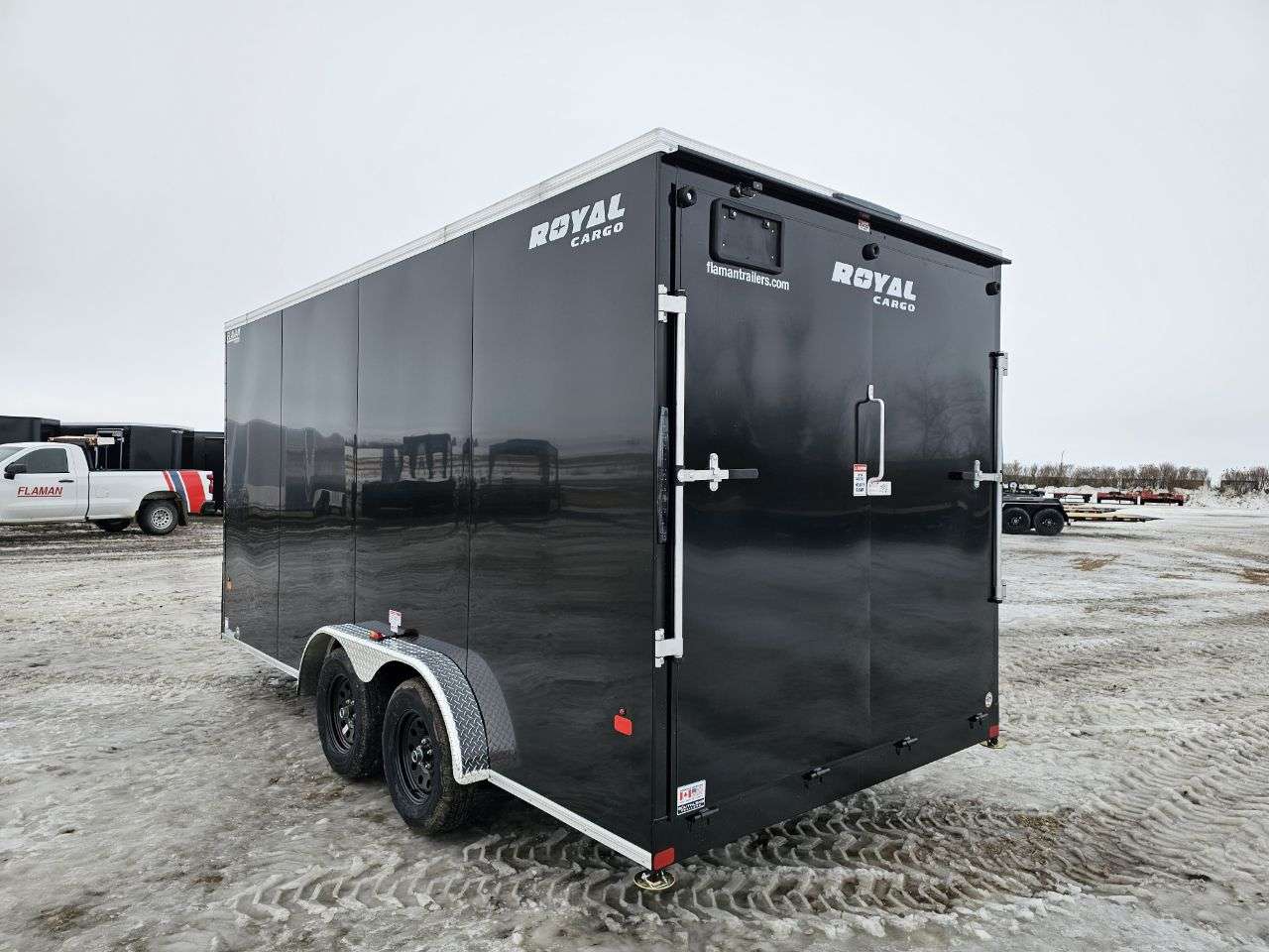 2026 Royal LCH 7'6" x 16' + V-Nose Cargo Trailer