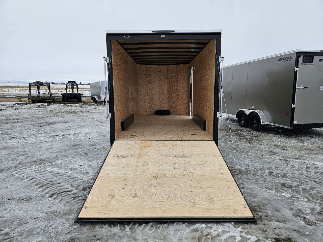2026 Royal LCH 7'6" x 16' + V-Nose Cargo Trailer