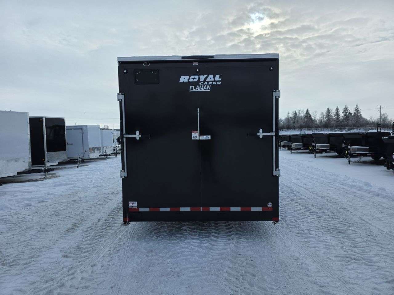 2026 Royal LCH 7'6" x 16' + V-Nose Cargo Trailer