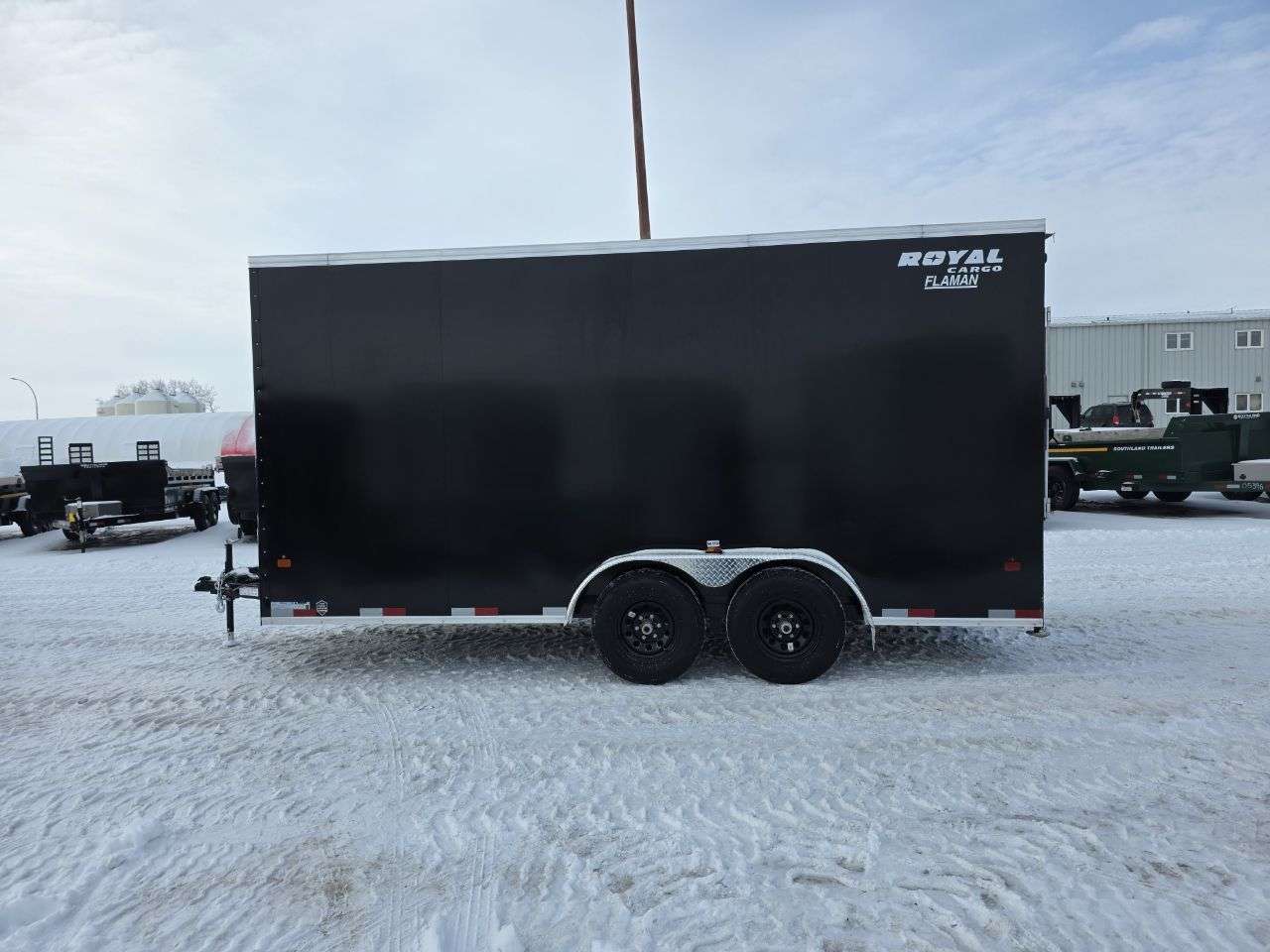 2026 Royal LCH 7'6" x 16' + V-Nose Cargo Trailer