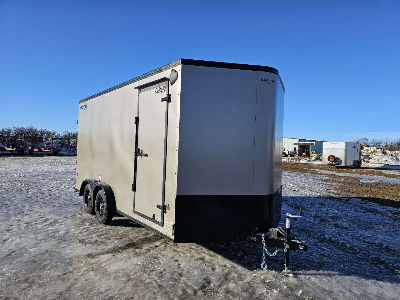 2026 Royal LCH 7'6" x 16' + V-Nose Cargo Trailer