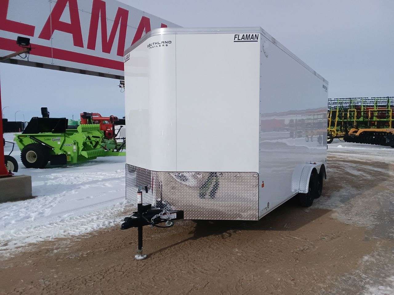 2026 Royal LCH 7'6" x 16' + V-Nose Cargo Trailer