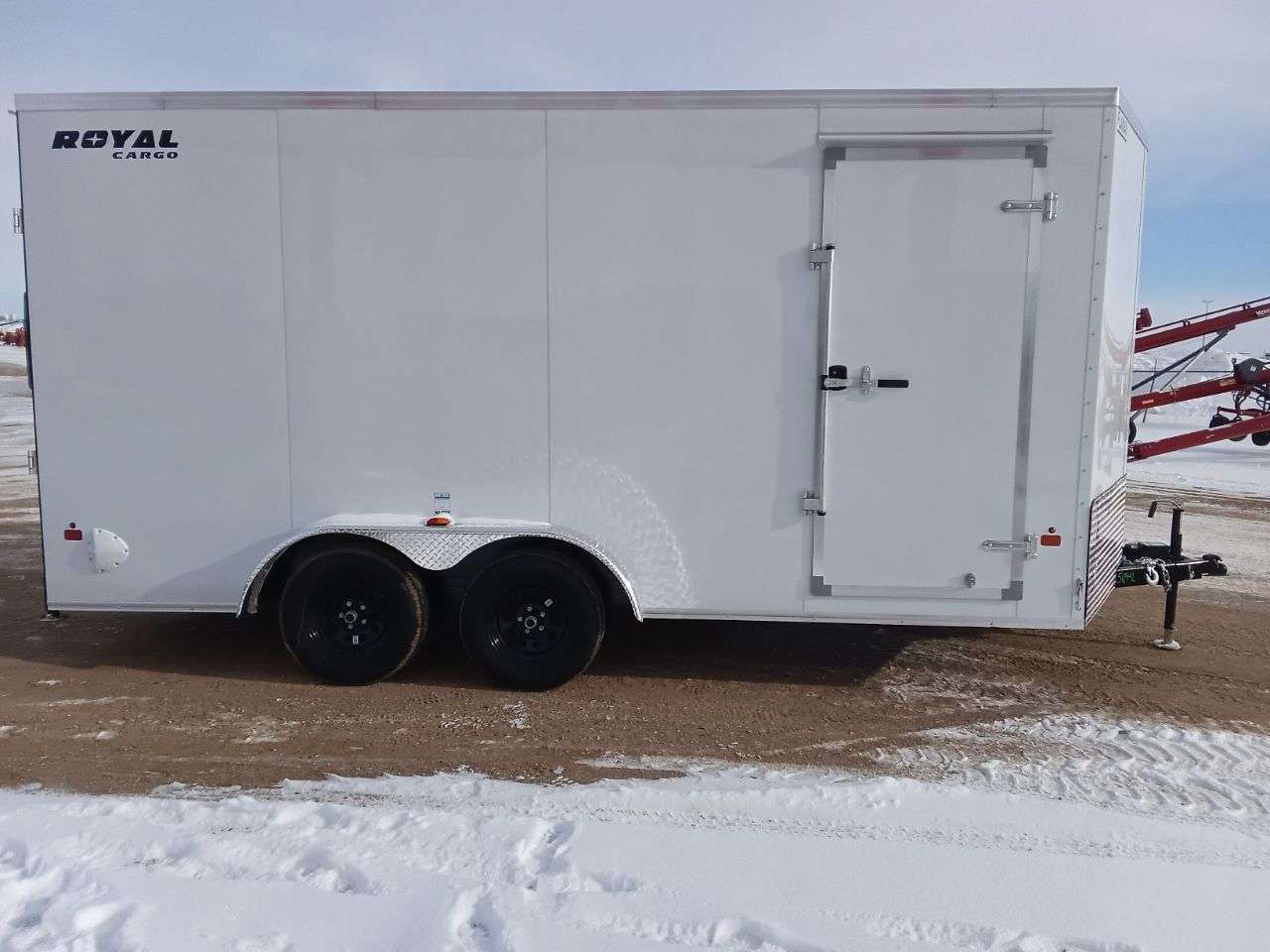 2026 Royal LCH 7'6" x 16' + V-Nose Cargo Trailer