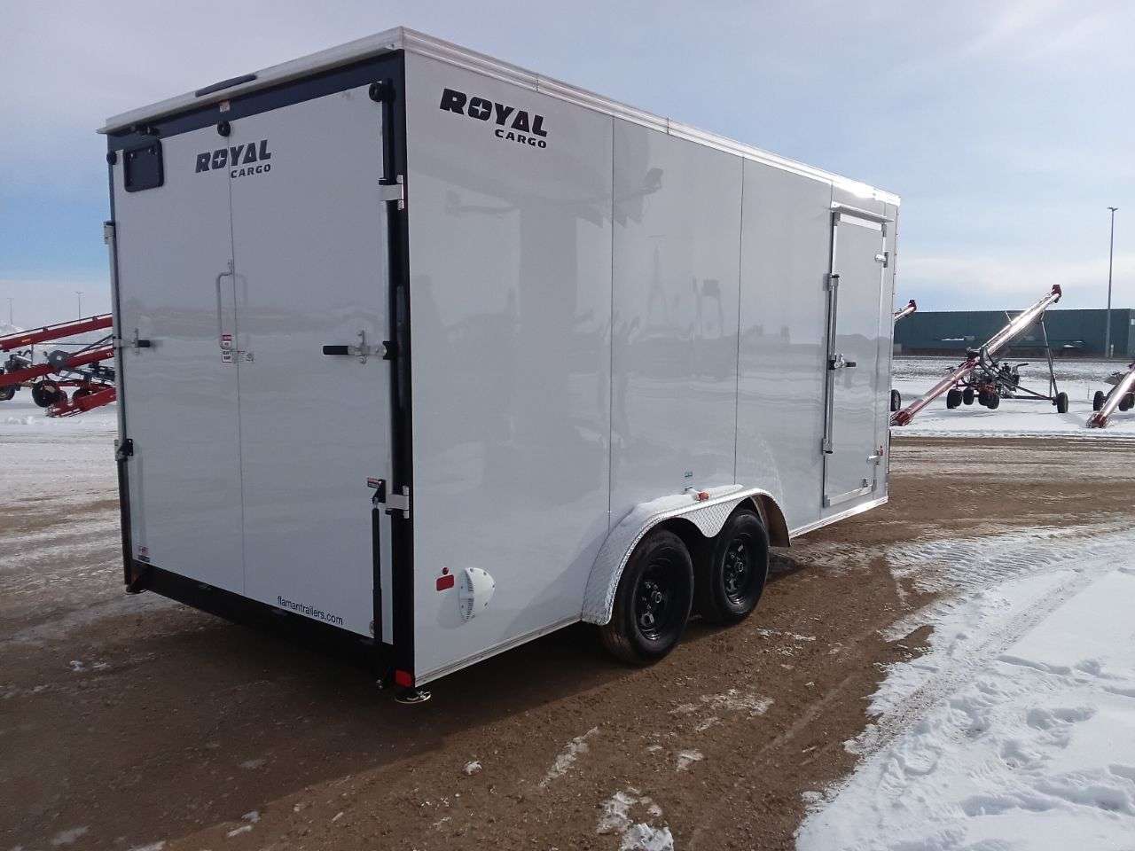 2026 Royal LCH 7'6" x 16' + V-Nose Cargo Trailer
