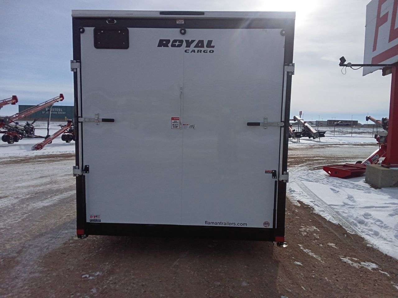 2026 Royal LCH 7'6" x 16' + V-Nose Cargo Trailer