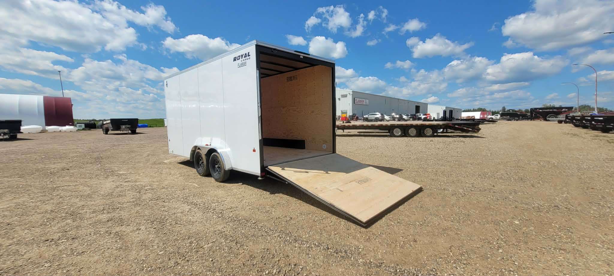 2026 Royal LCH 7'6" x 16' + V-Nose Cargo Trailer