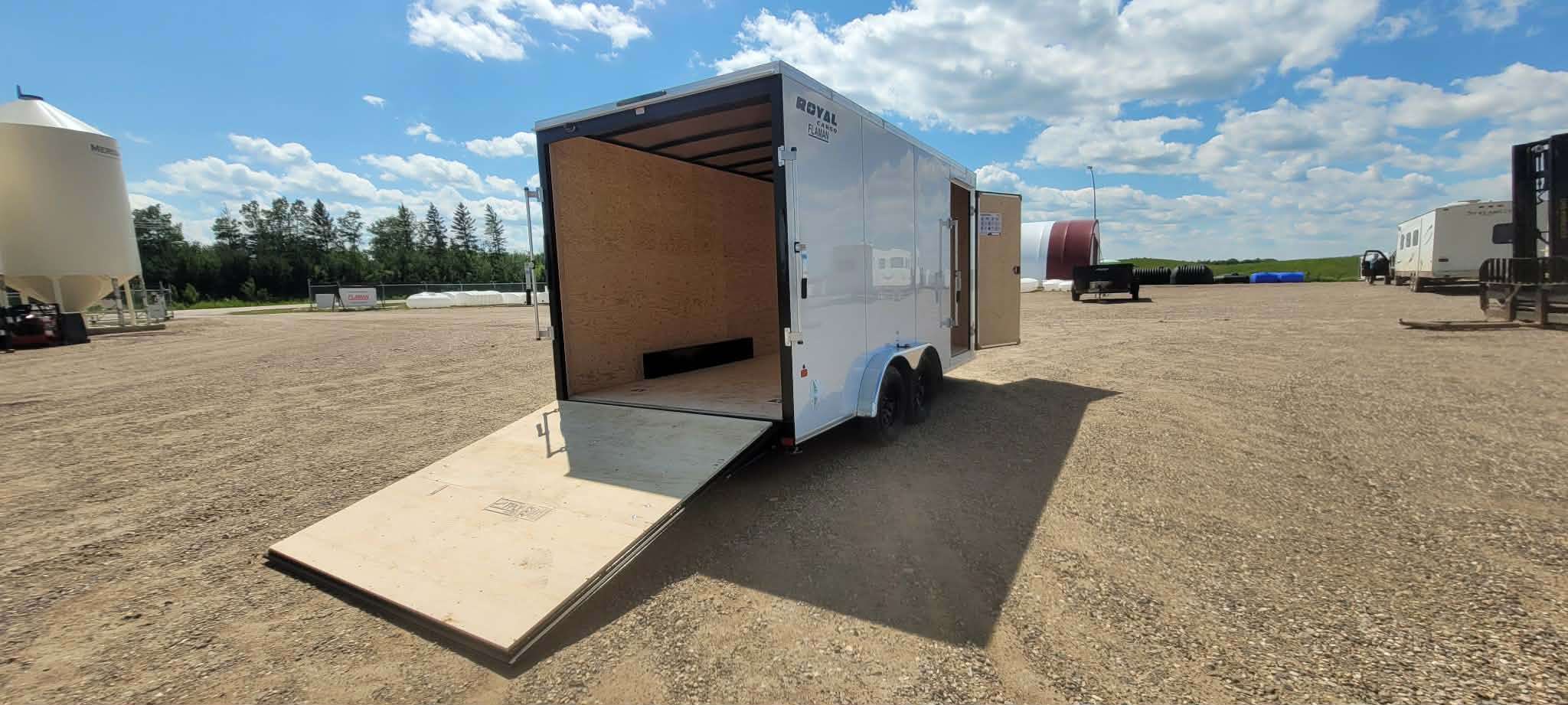 2026 Royal LCH 7'6" x 16' + V-Nose Cargo Trailer