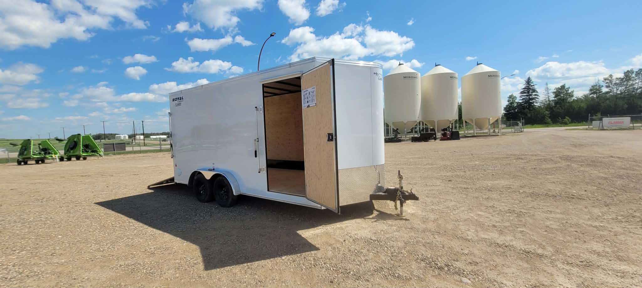 2026 Royal LCH 7'6" x 16' + V-Nose Cargo Trailer