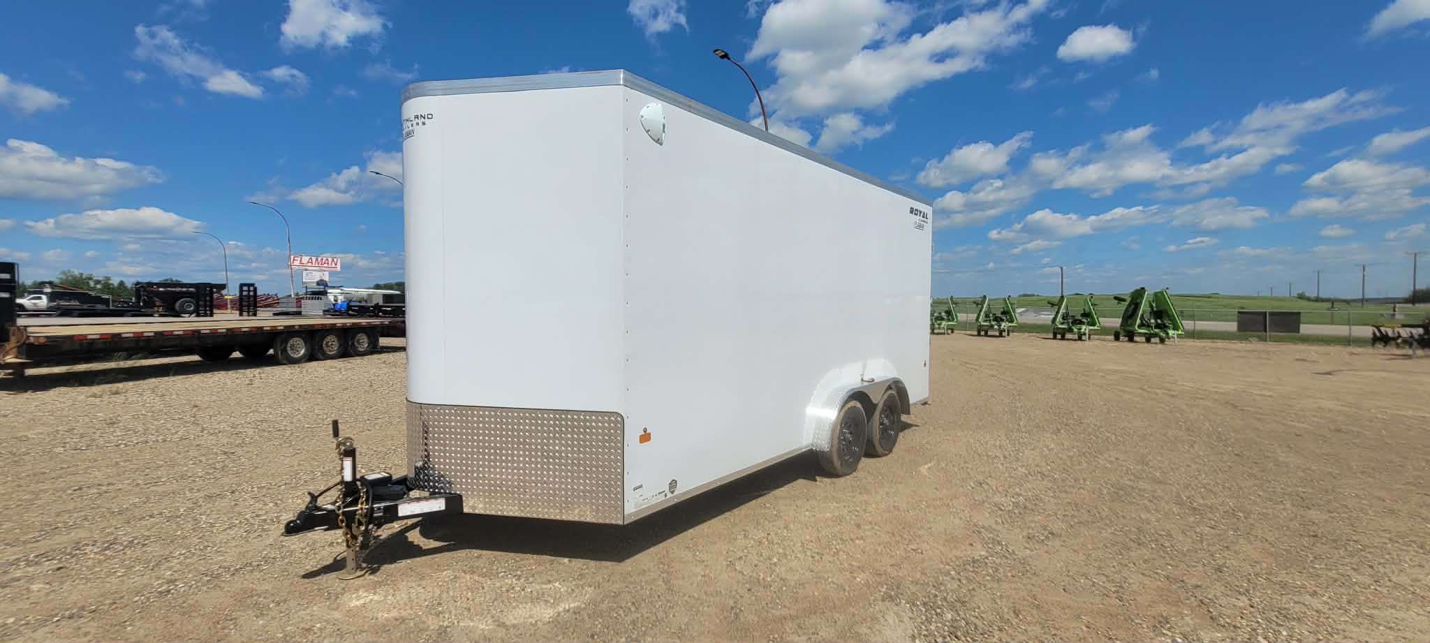 2026 Royal LCH 7'6" x 16' + V-Nose Cargo Trailer