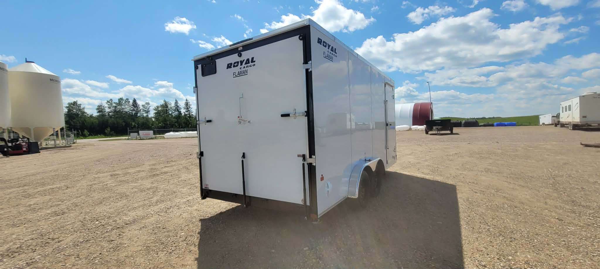 2026 Royal LCH 7'6" x 16' + V-Nose Cargo Trailer