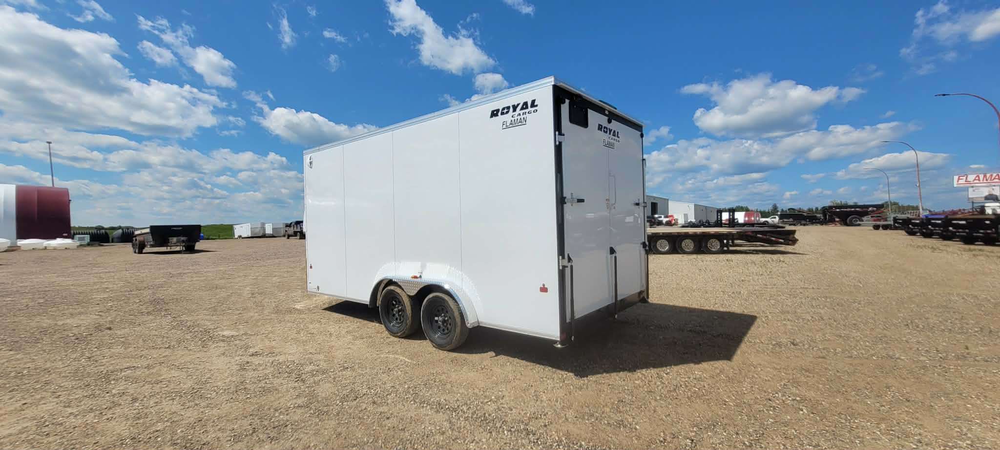 2026 Royal LCH 7'6" x 16' + V-Nose Cargo Trailer