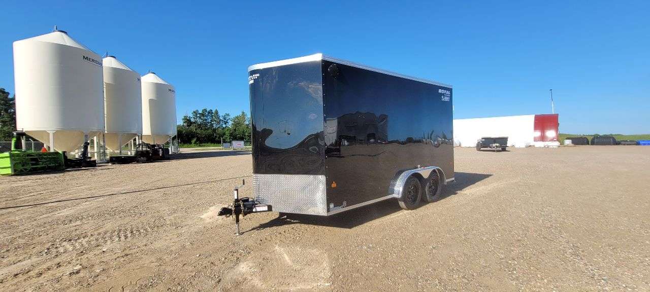 2026 Royal LCH 7'6" x 16' + V-Nose Cargo Trailer