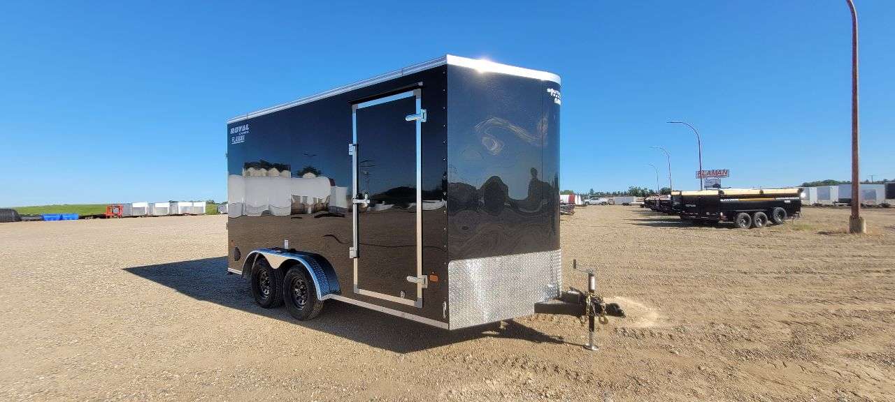 2026 Royal LCH 7'6" x 16' + V-Nose Cargo Trailer