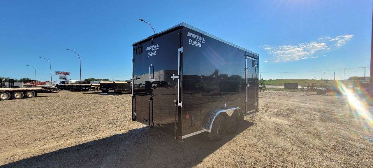 2026 Royal LCH 7'6" x 16' + V-Nose Cargo Trailer