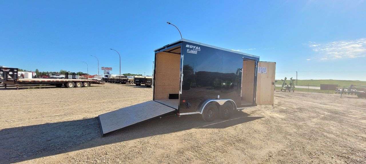 2026 Royal LCH 7'6" x 16' + V-Nose Cargo Trailer