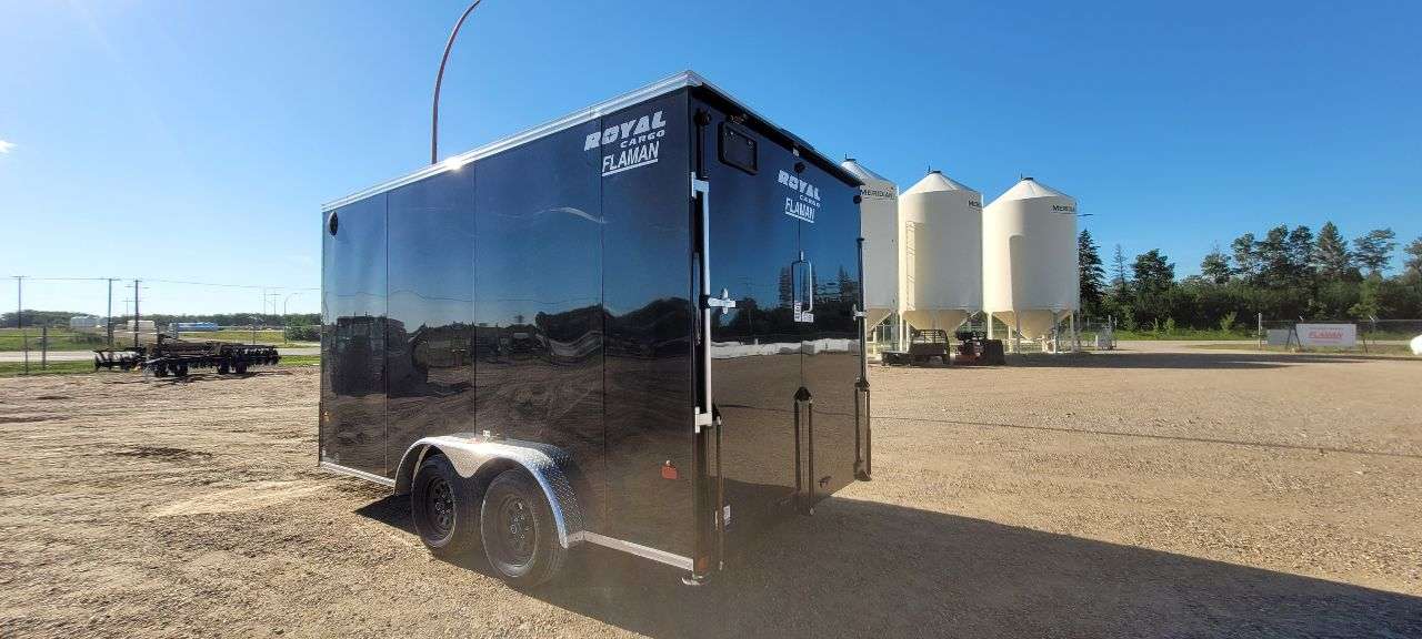2026 Royal LCH 7'6" x 16' + V-Nose Cargo Trailer