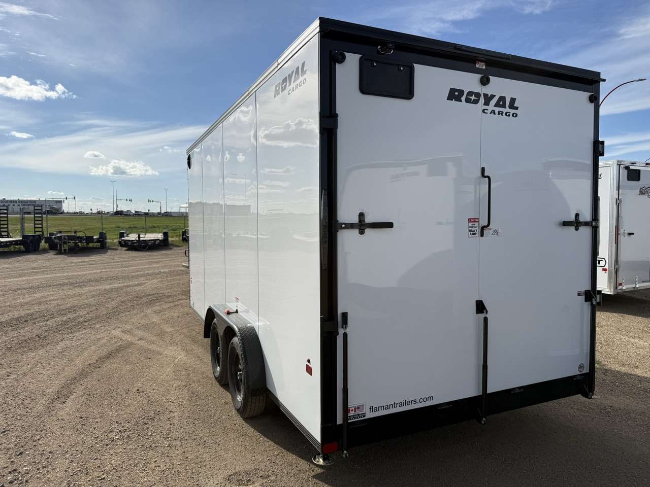 2026 Royal LCH 7'6" x 16' + V-Nose Cargo Trailer