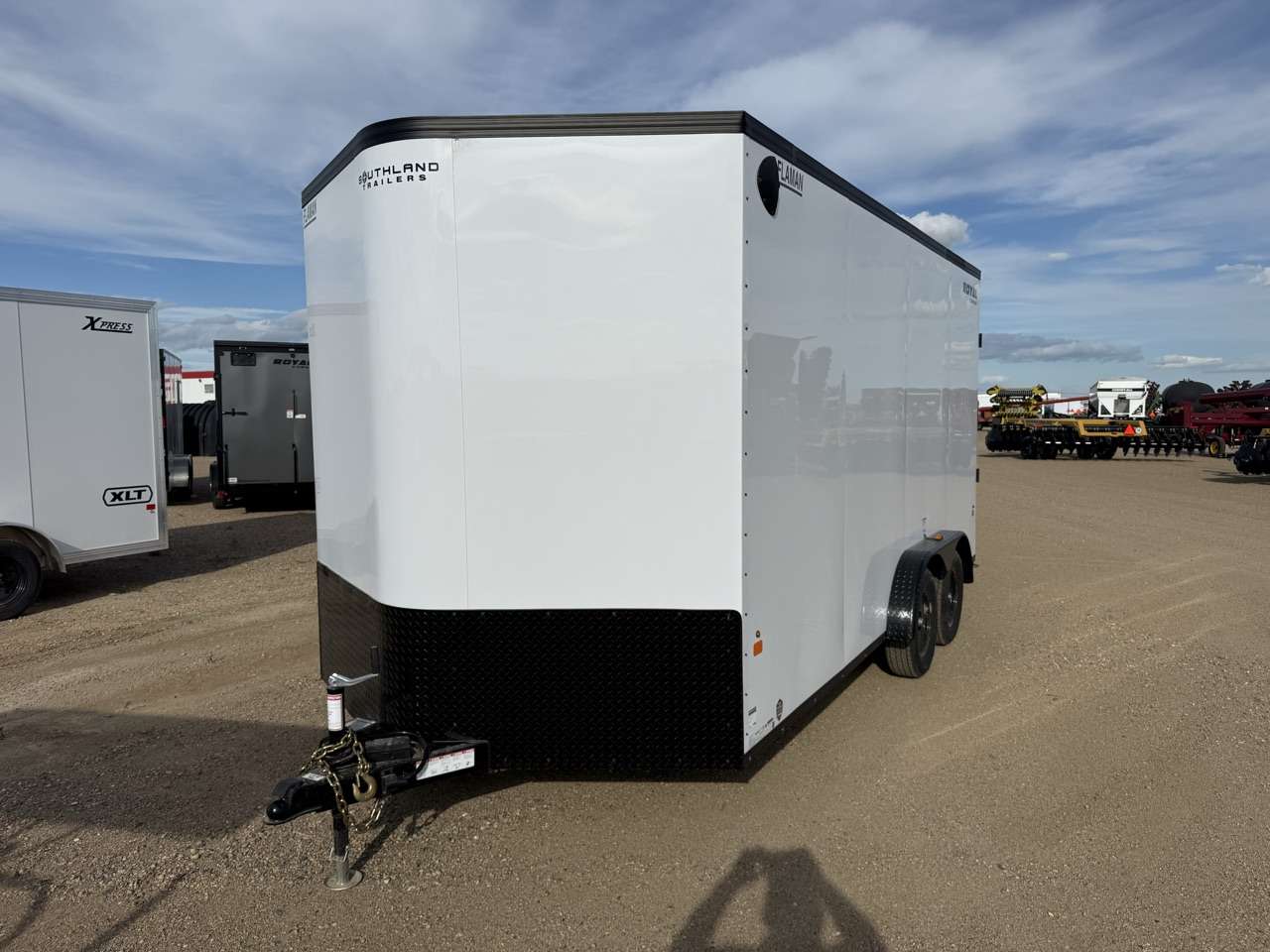 2026 Royal LCH 7'6" x 16' + V-Nose Cargo Trailer