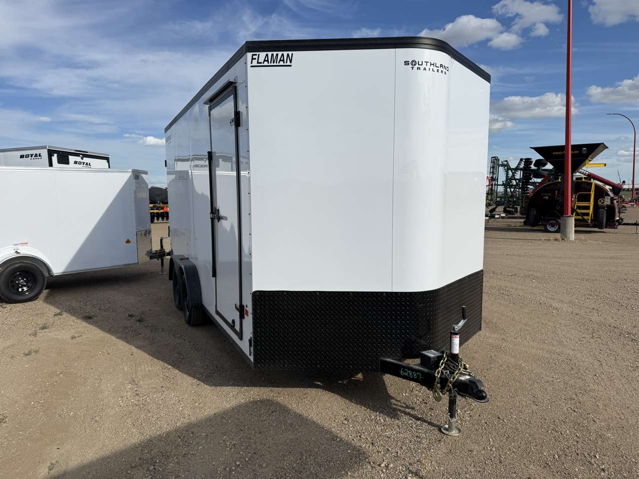 2026 Royal LCH 7'6" x 16' + V-Nose Cargo Trailer