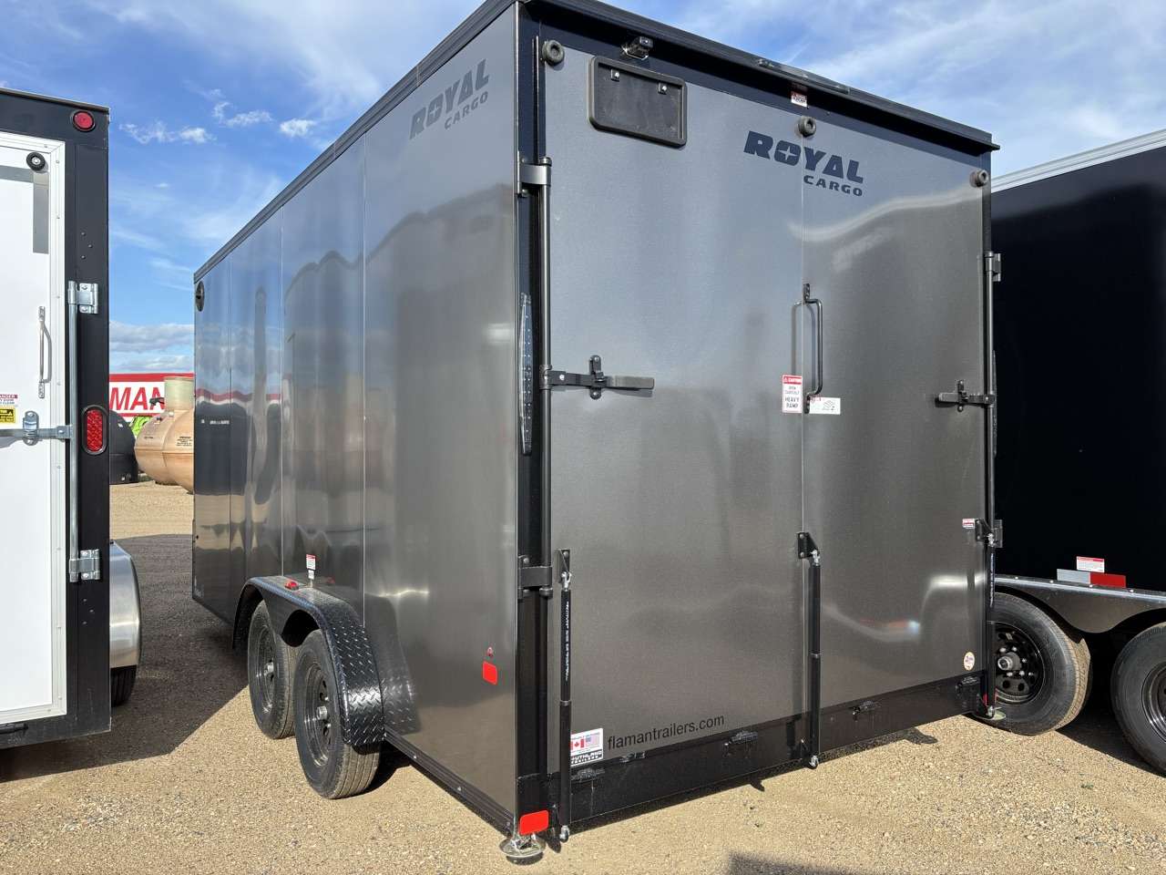 2026 Royal LCH 7'6" x 16' + V-Nose Cargo Trailer