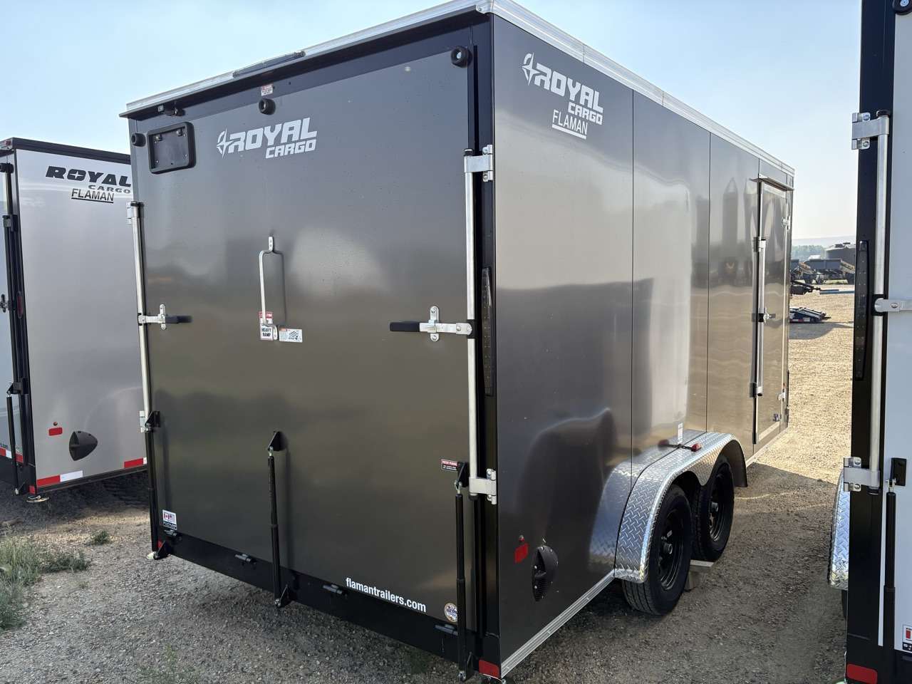 2026 Royal LCH 7'6" x 16' + V-Nose Cargo Trailer