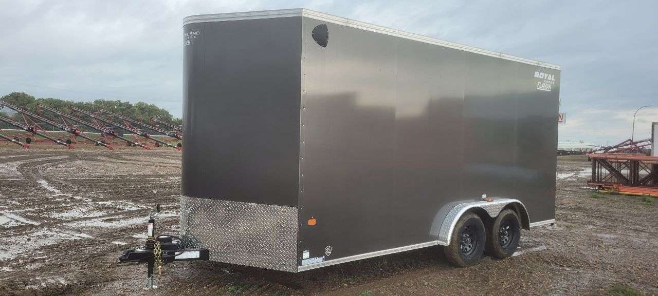 2026 Royal LCH 7'6" x 16' + V-Nose Cargo Trailer