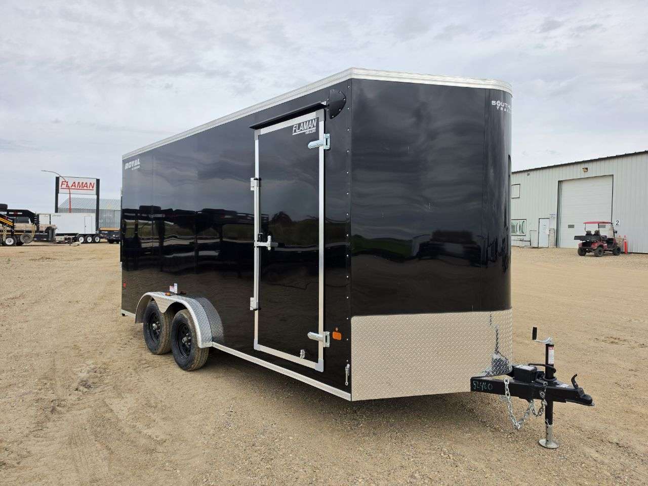 2026 Royal LCH 7'6" x 16' + V-Nose Cargo Trailer