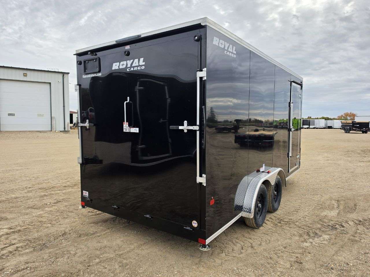 2026 Royal LCH 7'6" x 16' + V-Nose Cargo Trailer