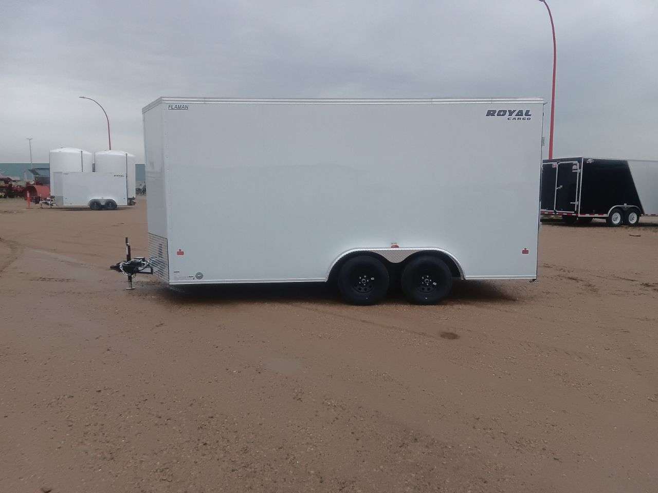 2026 Royal LCH 7'6" x 16' + V-Nose Trailer