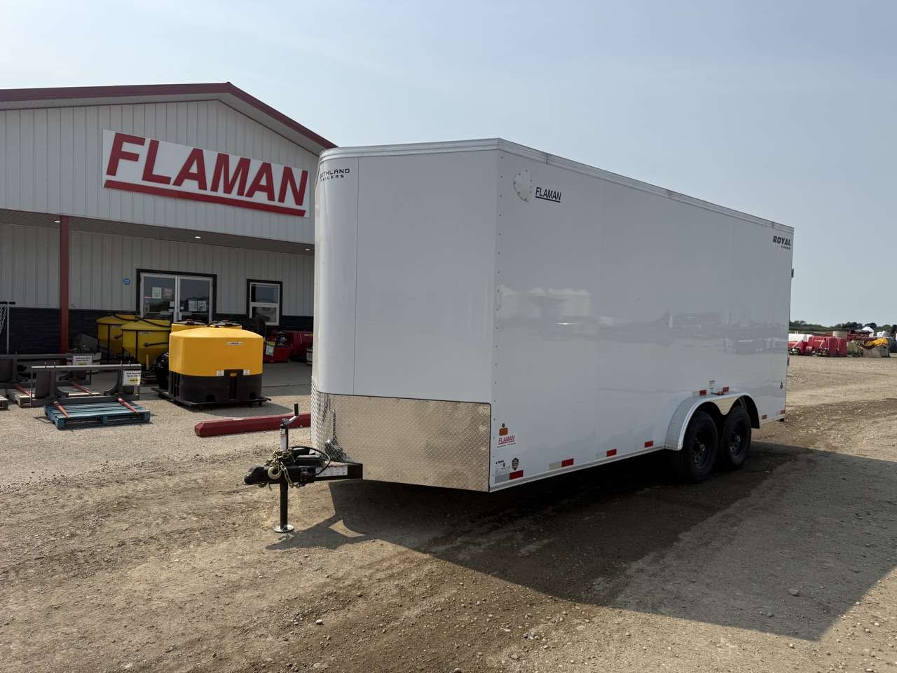 2026 Royal LCH 7'6" x 18' + V-Nose Cargo Trailer