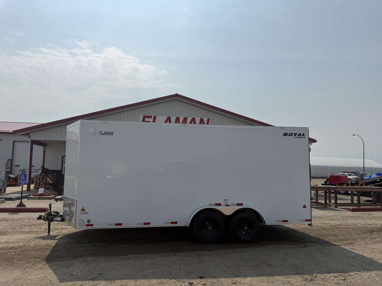 2026 Royal LCH 7'6" x 18' + V-Nose Cargo Trailer