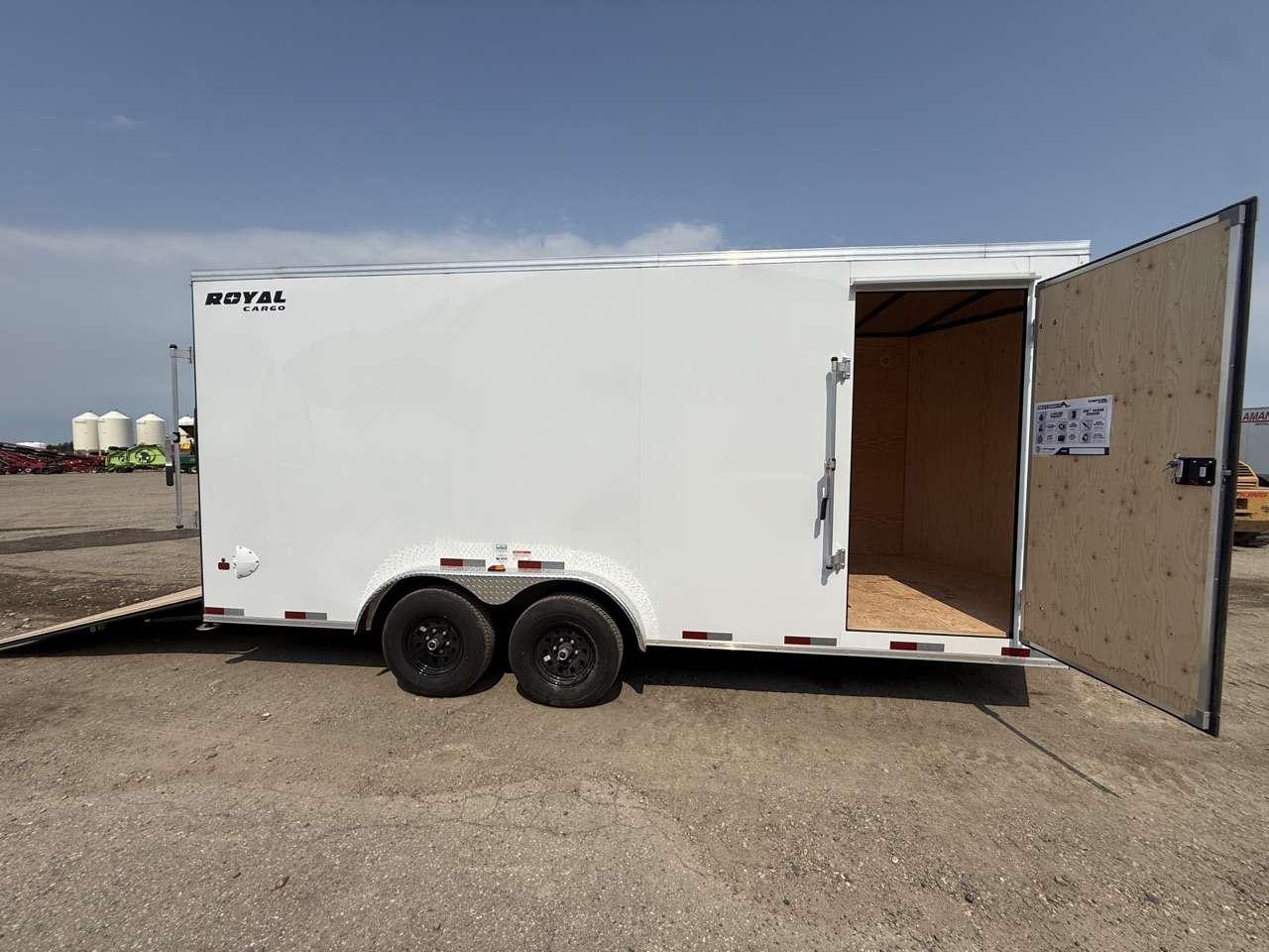 2026 Royal LCH 7'6" x 18' + V-Nose Cargo Trailer