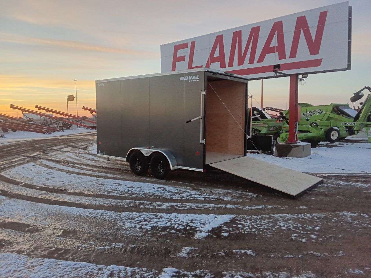 2026 Royal LCH 7' x 14' + V-Nose Cargo Trailer