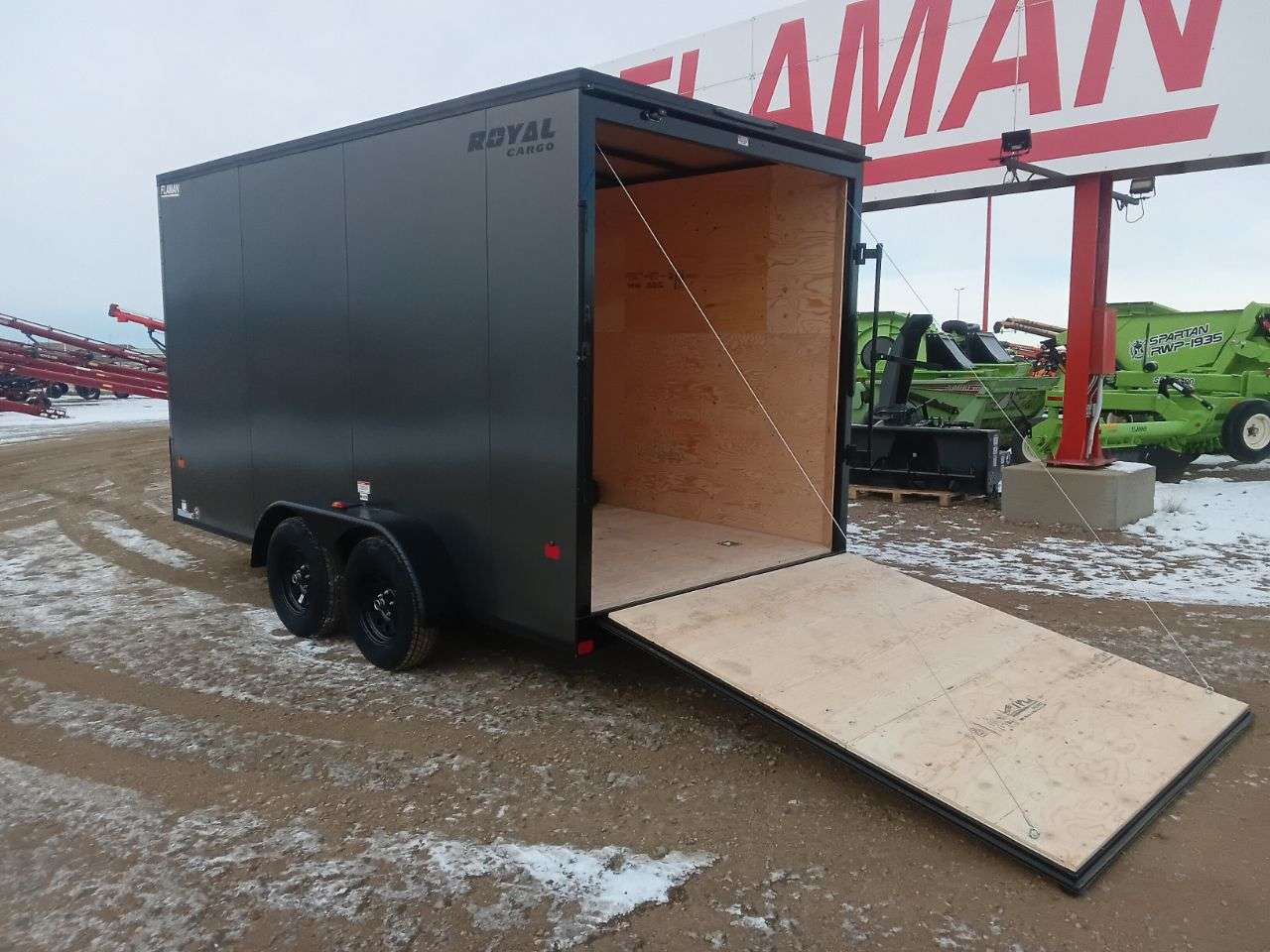 2026 Royal LCH 7' x 14' + V-Nose Cargo Trailer