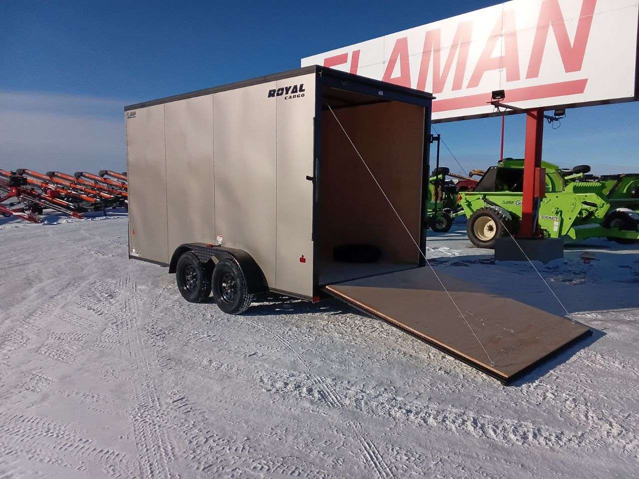 2026 Royal LCH 7' x 14' + V-Nose Cargo Trailer