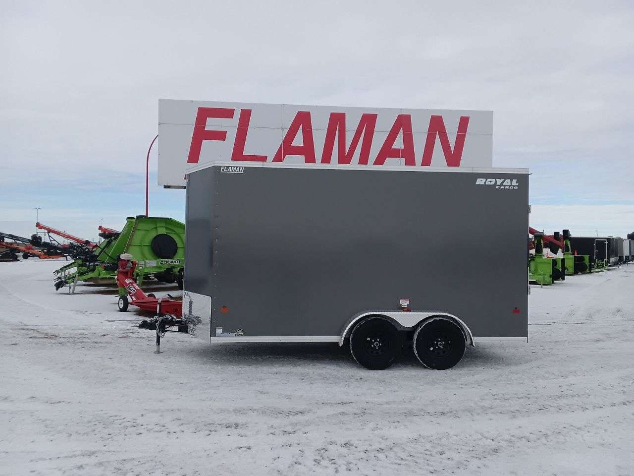 2026 Royal LCH 7' x 14' + V-Nose Cargo Trailer