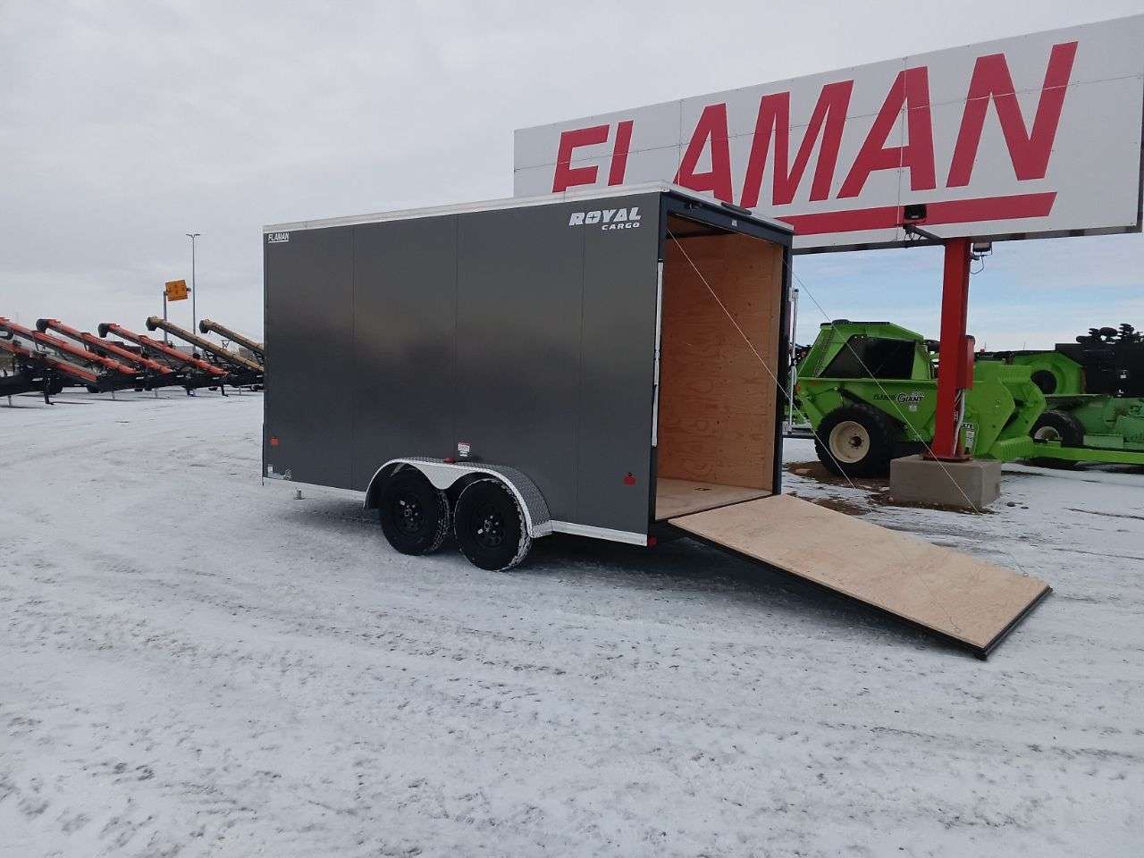 2026 Royal LCH 7' x 14' + V-Nose Cargo Trailer