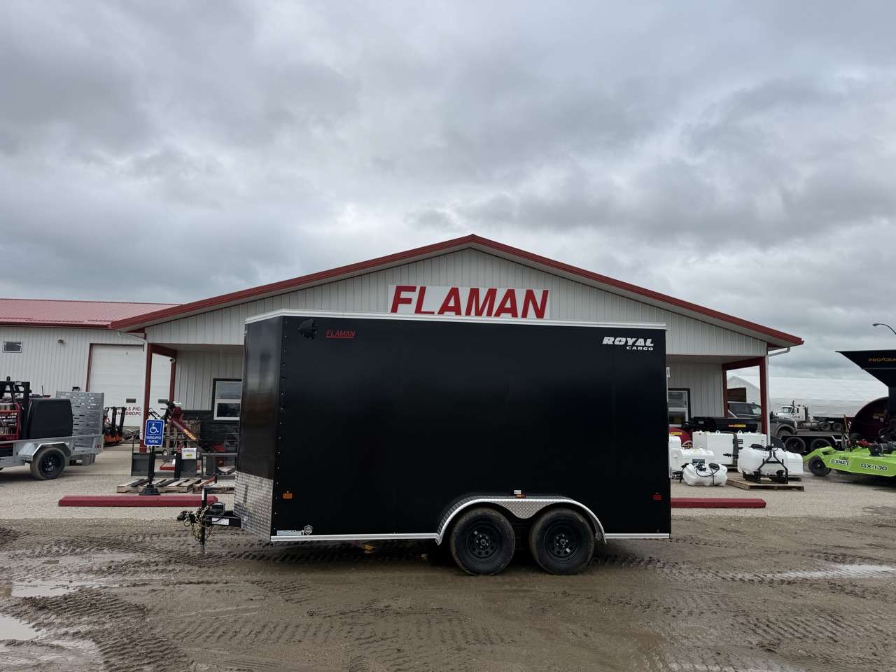 2026 Royal LCH 7' x 14' + V-Nose Cargo Trailer
