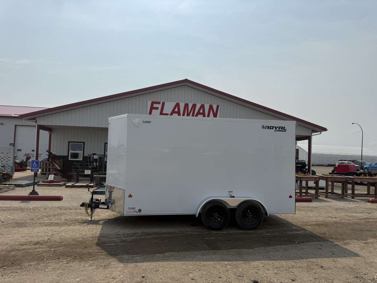 2026 Royal LCH 7' x 14' + V-Nose Cargo Trailer