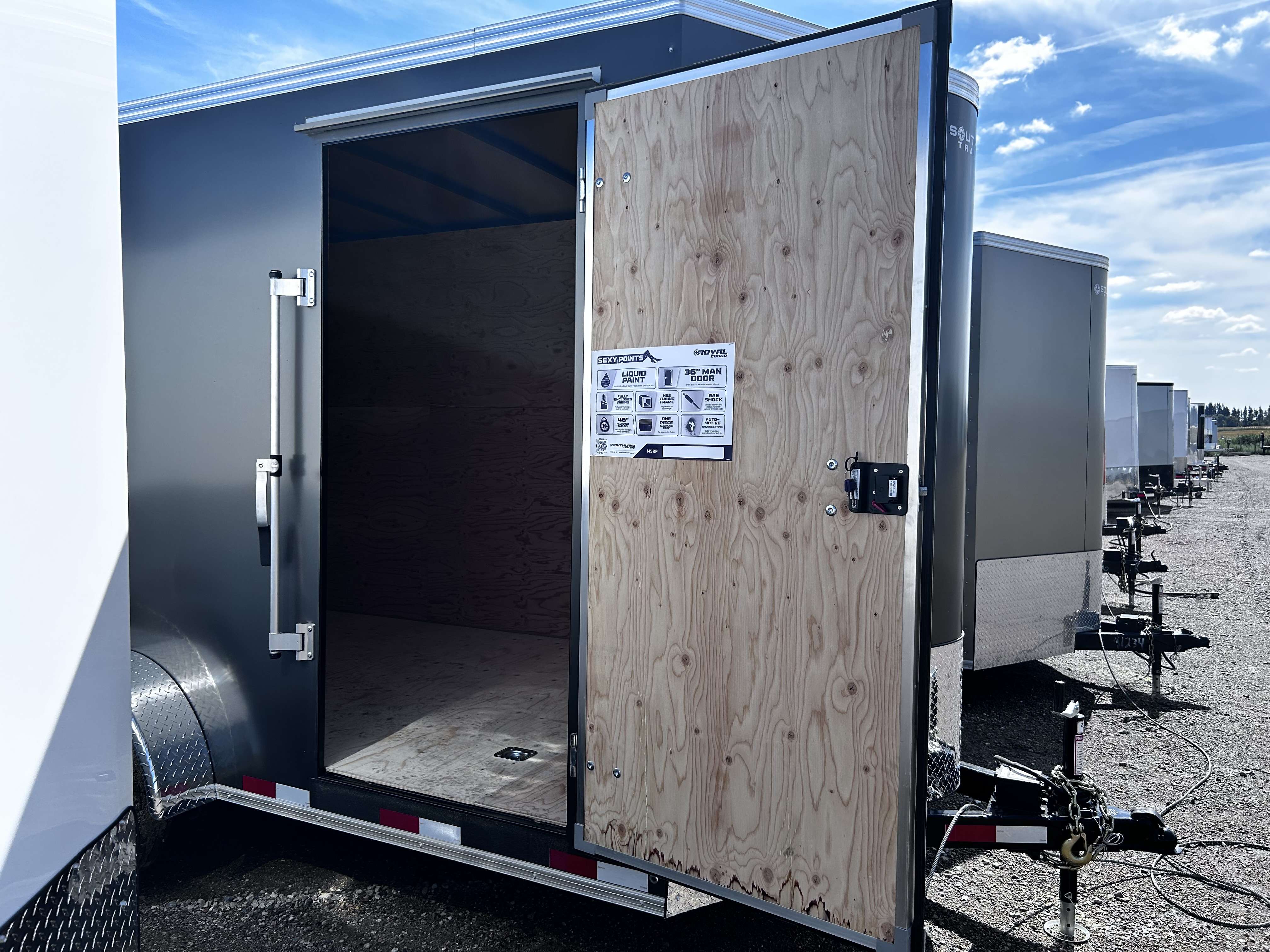 2026 Royal LCH 7' x 14' + V-Nose Cargo Trailer