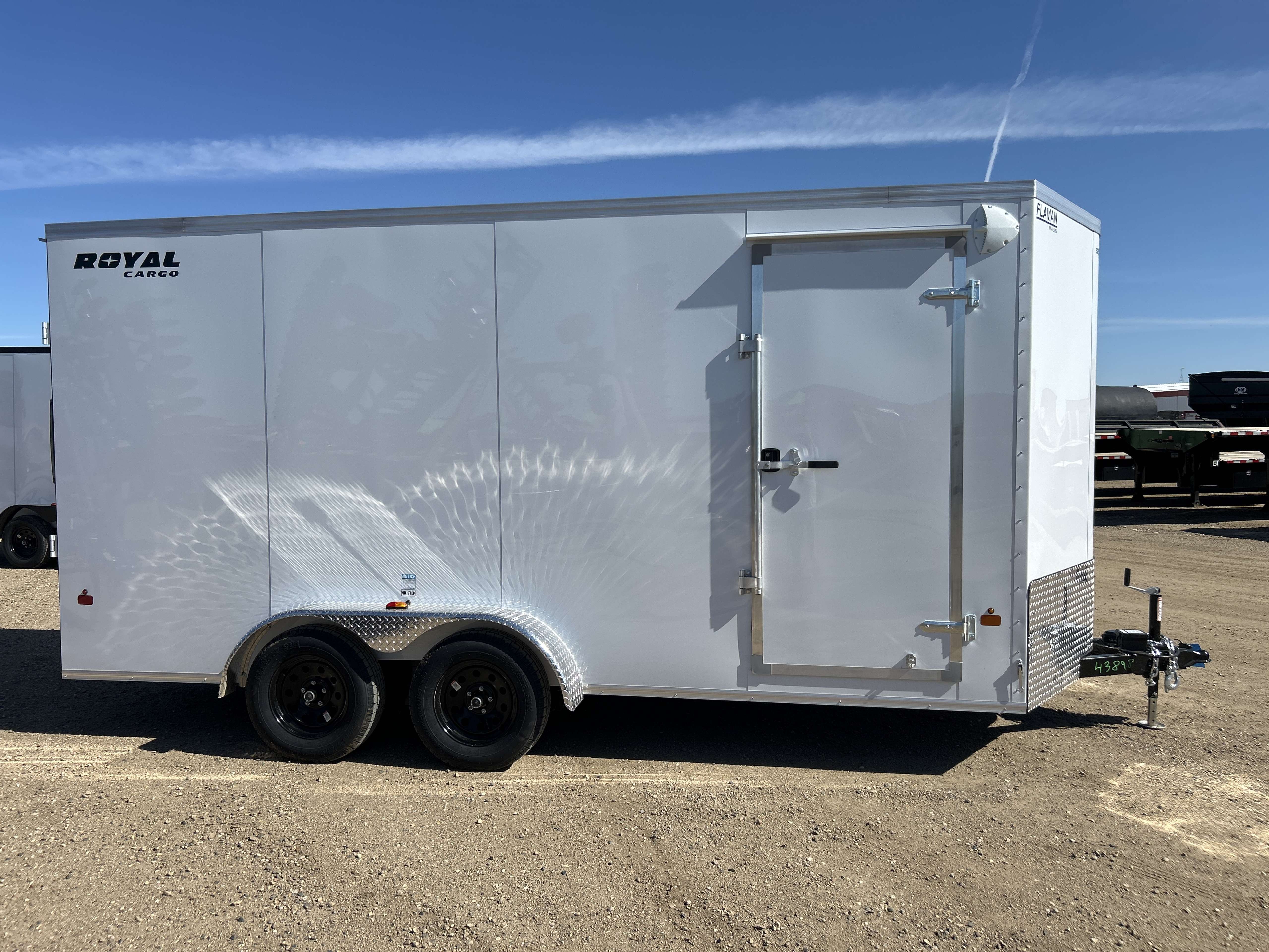 2026 Royal LCH 7' x 16' + V-Nose Cargo Trailer